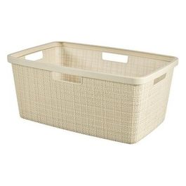 Cesta Jute 46 Litri 4x39x25cm Bianco
