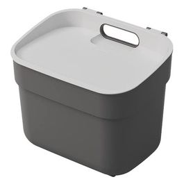 Pattumiera Ready To Collect 5 Litri Antracite con supporto a parete o porta, cucina, bagno, lavanderia