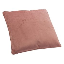 Cuscino da Arredo Sfoderabile in Velluto Rose 100% Poliestere 45X45 cm Rosa