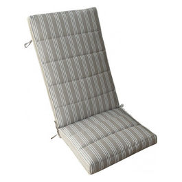 Cuscino King Alto Righe Tortora