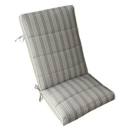 Cuscino King Medio Righe Tortora