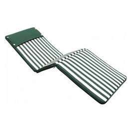 Cuscino Real Lettino Riga Verde