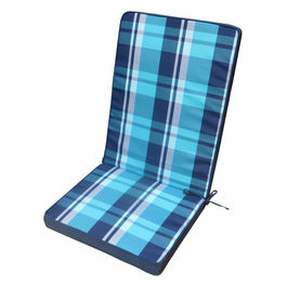 Cuscino Real Medio Quadri Blu