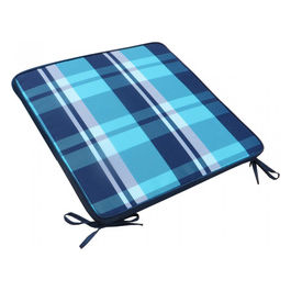 Cuscino Real Seduta Large Quadri Blu