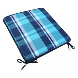 Cuscino Real Seduta Quadri Blu