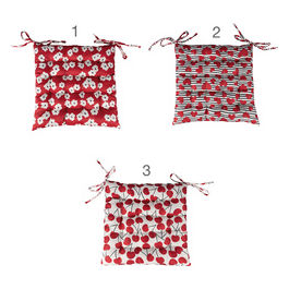 Cuscino sedia con lacci 40x40 cm, Cherry Love