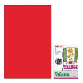 Carta Velina Unicolore 24 Fogli Rosso