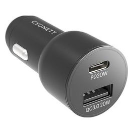 Cygnett CarPower 20W Dual Usb-C Usb-A