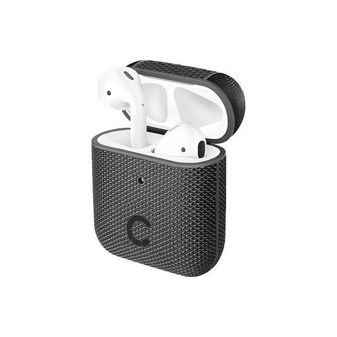 Cygnett TekView Slim per Air Pod 1 e 2 Grigio/Nero