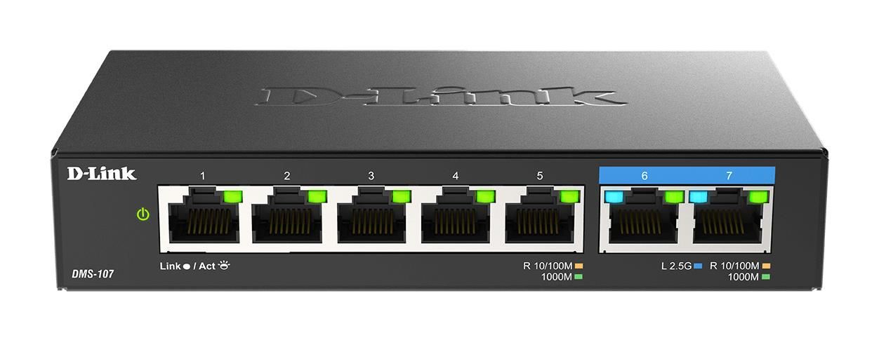 D-link 7-port Multi-gigabit Unmanaged