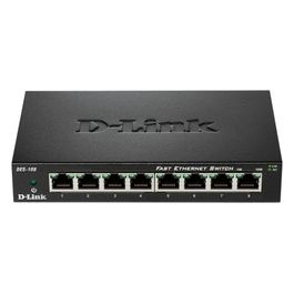 D-link 8-port 10/100 Metal Housing Desktop Switch