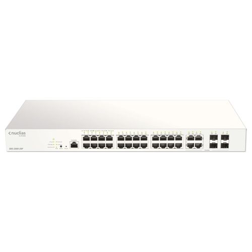 D-Link DBS-2000-28P Switch di Rete Grigio Supporto Power over Ethernet