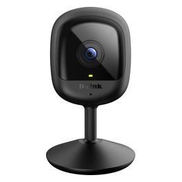 D-Link DCS-6100LH Videocamera mydlink Wi-Fi Full HD compatta con visione notturna, Rilevamento di movimenti e suoni, Registrazione video, Compatibile con Alexa e l'Assistente Google, WPA3