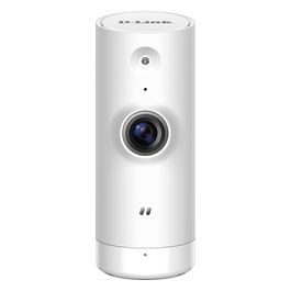 D-Link DCS-8000LHV3 Videocamera Mini Wi-Fi Full HD, 1080p, visione notturna, cloud recording, rilevamento di suoni/movimento, accesso remoto tramite App, supporta Alexa/Google Assistant/ONVIF