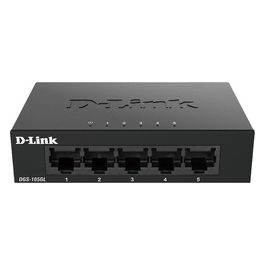 D-Link DGS-105GL/E Switch di Rete Non Gestito Gigabit Ethernet 10/100/1000 Nero