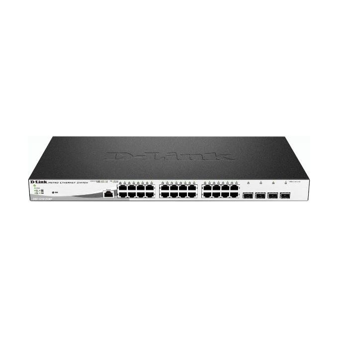 Image of D-Link DGS-1210-28MP-E Switch di Rete Gestito L2 Gigabit Ethernet 10-100-1000 Supporto Power over Ethernet 1U Nero-Grigio