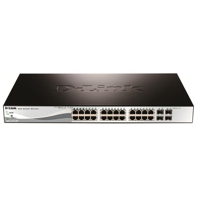 Image of D-Link DGS-1210-28P Switch Gestito 28 Porte L2 Gigabit Ethernet 10-100-1000 Supporto Power over Ethernet 1U