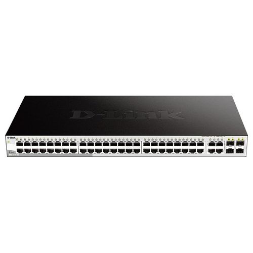 D-Link DGS-1210-52 Switch di Rete Gestito L2 Gigabit Ethernet 10/100/1000 1U Nero