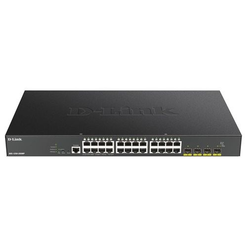 D-Link DGS-1250-28XMP Switch di Rete Gestito L3 Gigabit Ethernet (10/100/1000) Nero Supporto Power Over Ethernet (Poe)