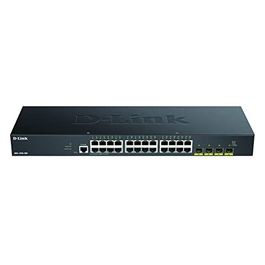 D-Link DGS-1250-28X/E 28-porte Layer 2/3 Smart Managed Gigabit Switch Nero