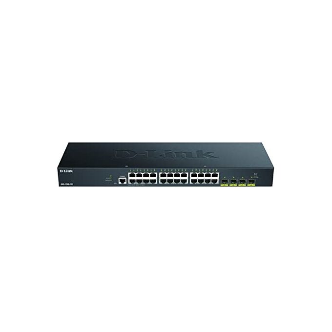 D-Link DGS-1250-28X/E 28-porte Layer 2/3 Smart Managed Gigabit Switch Nero