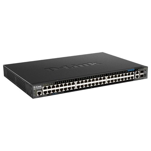 D-Link DGS-1520-52MP Switch di Rete Gestito L3 10g Ethernet 100/1000/10000 Supporto Power Over Ethernet 1U Nero