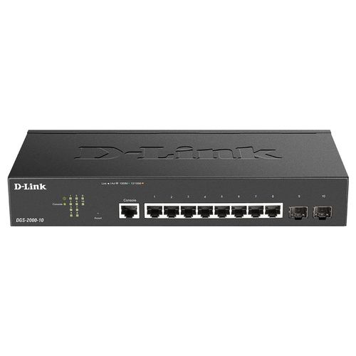 D-Link DGS-2000-10 Switch di Rete Gestito L2/l3 Gigabit Ethernet 10/100/1000 1U Nero