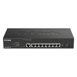 DGS-2000-10P Switch di Rete Gestito L2/l3 Gigabit Ethernet 10/100/1000 Supporto Power Over Ethernet 1U Nero