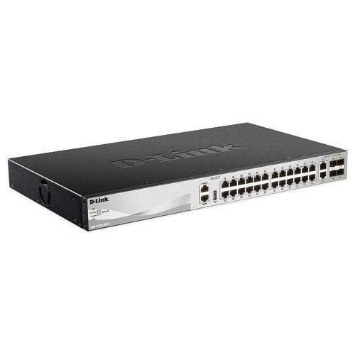 D-Link DGS-3130-30TS Gestito L3 Gigabit Ethernet 10/100/1000 Nero/Grigio
