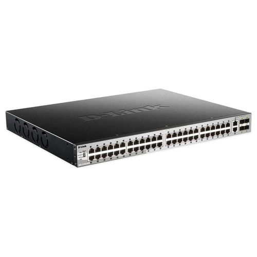 D-Link DGS-3130-54PS Gestito L3 Gigabit Ethernet 10/100/1000 Supporto Power over Ethernet Nero/Grigio