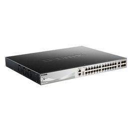 DGS-3130-30PS Switch 24 Porte Gestito L3 Gigabit Ethernet 10/100/1000 Nero/Grigio Supporto Power over Ethernet