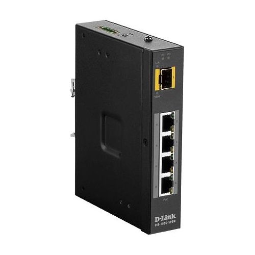 D-Link DIS‑100G‑5PSW Switch No Gestito L2 Gigabit Ethernet Supporto Power over Ethernet Nero