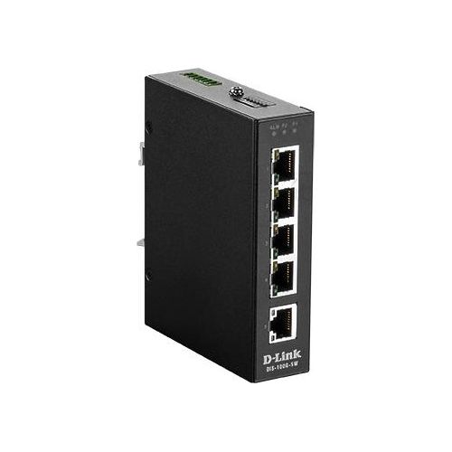 D-Link DIS‑100G‑5W Switch Non Gestito L2 Gigabit Ethernet 10/100/1000 Nero