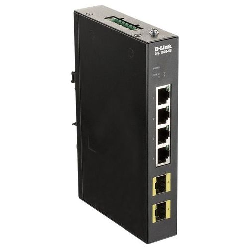 D-Link DIS-100G-6S Switch di Rete Gestito Gigabit Ethernet 10/100/1000 Nero
