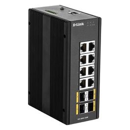 DIS-300G-12SW 12 porte l2 Managed Switch con 8x 10/100/1000 baset Porte