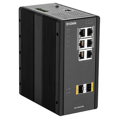 D-Link DIS 300G-8PSW Switch Gestito L2 Gigabit Ethernet 10/100/1000 Supporto Power over Ethernet Nero