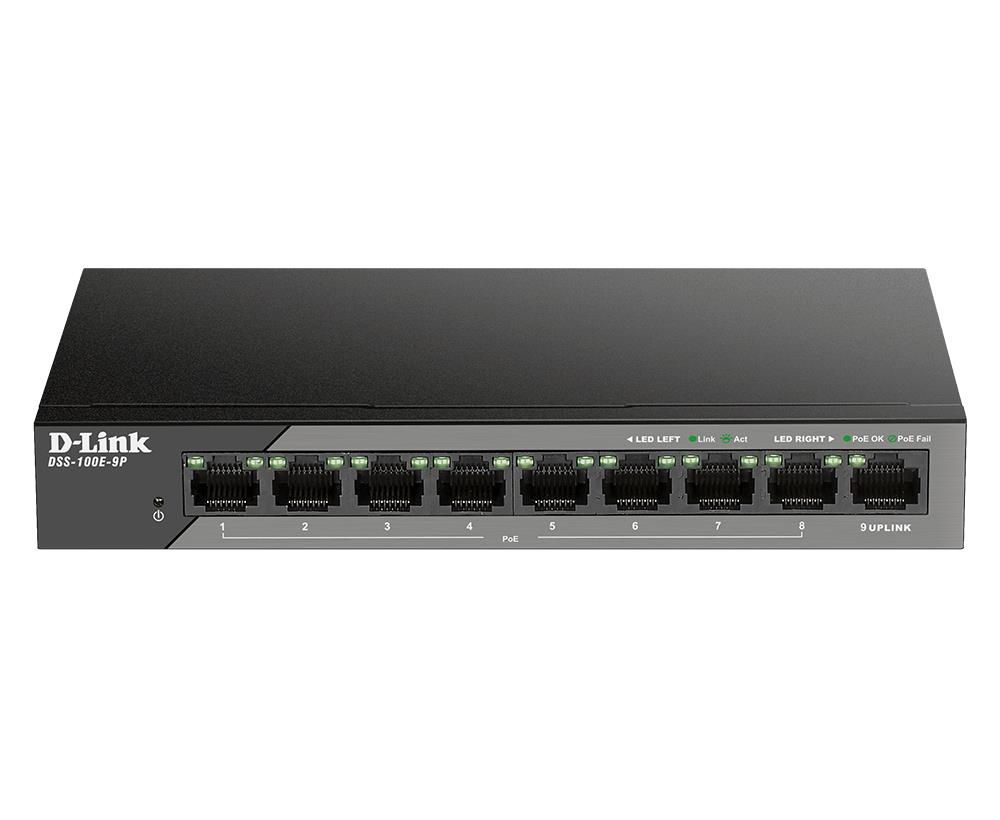 D-Link DSS-100E-9P Switch Di