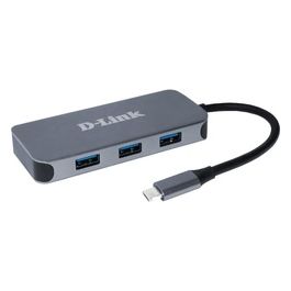 DUB-2335 Replicatore di Porte e Docking Station per Notebook Cablato Usb Tipo-C Grigio