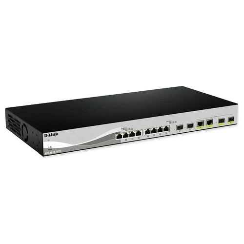 D-Link DXS-1210-12SC/E Switch di Rete Gestito L2 10G Ethernet 100/1000/10000 1U Nero/Argento