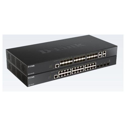 D-Link DXS-1210-28S Switch di Rete Gestito 10g Ethernet 100/1000/10000 1u Nero