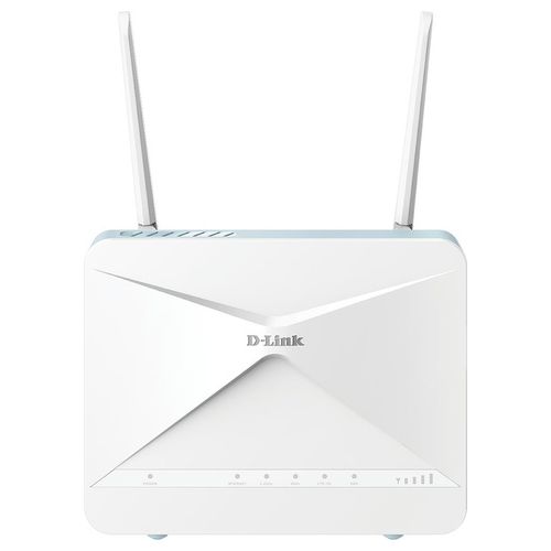 D-Link G415 Smart Router 4G AX1500 EAGLE PRO AI 4G LTE Cat 4 con Download fino a 150 Mbps Wi-Fi 6 Porte Gigabit WPA3 Supporto Wi-Fi Mesh