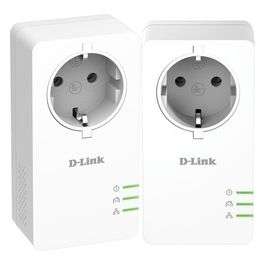 PowerLine DHP-P601AV AV2 1000 HD Gigabit Passthrough Kit DHP-P601AV Bridge GigE, HomePlug AV (HPAV) 2.0, IEEE 1901 collegabile a parete