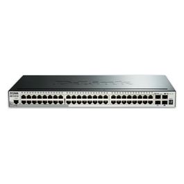 D-Link SmartPro DGS-1510-52X Switch L3 gestito 48 x 10/100/1000 + 4 x 10 Gigabit SFP+ desktop, montabile su rack