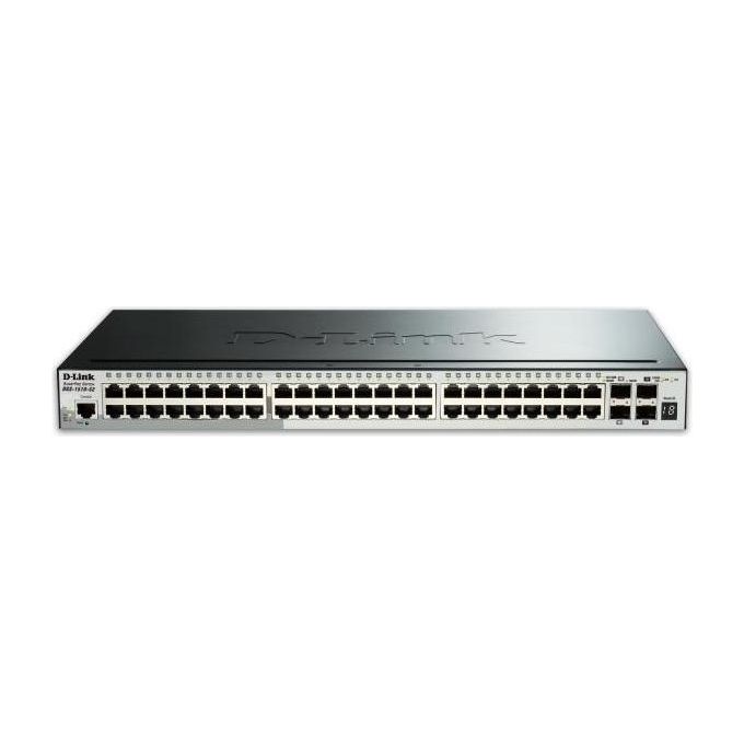 D-Link SmartPro DGS-1510-52X Switch L3 gestito 48 x 10/100/1000 + 4 x 10 Gigabit SFP+ desktop, montabile su rack