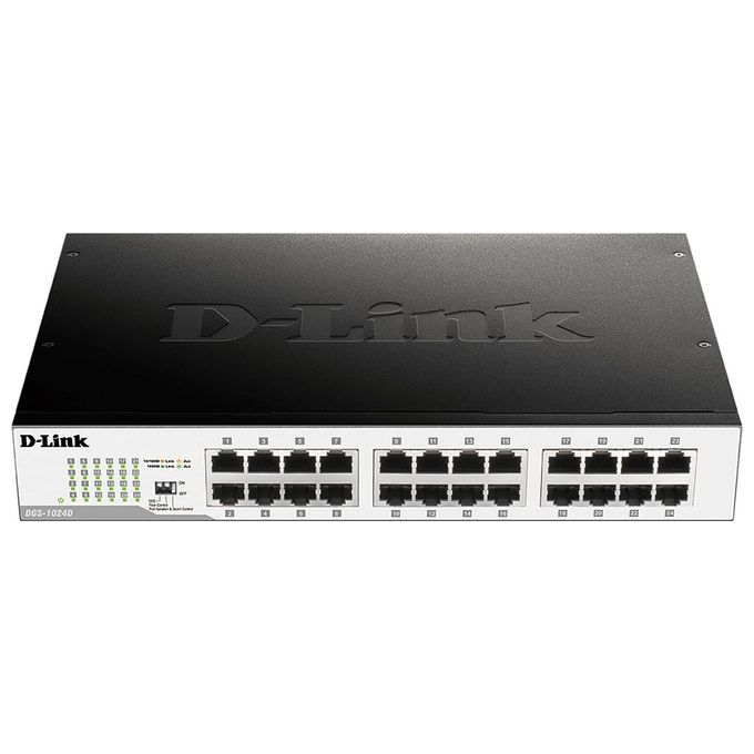 D-link switch 24 porte lan gigabit desktop