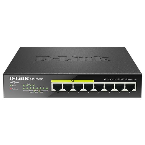D-link Switch Desktop 8porte 10/100/1000 P