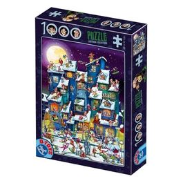 Puzzle da 1000 Pezzi - Cartoon: Santas Party