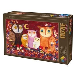 Puzzle da 1000 Pezzi - Kã¼rti Andrea: Family Of Owls