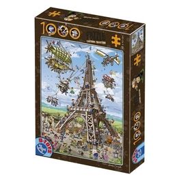 Puzzle da 1000 Pezzi - Cartoon: Eiffel Tower