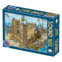 Puzzle da 1000 Pezzi - Cartoon: Notre Dame